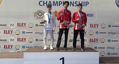 Aydınlı sporcudan Avrupa şampiyonasında çifte madalya