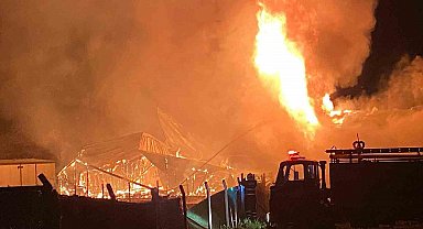 Bağ evinde çıkan yangın diğer bağ evine de sıçradı