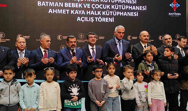 Bakan Ersoy: "Batman'da kültür altyapısında büyük dönüşüm sağladık"