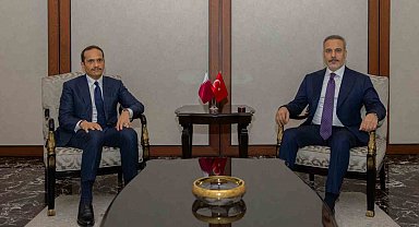 Bakan Fidan, Katarlı mevkidaşı Al Thani ile bir araya geldi