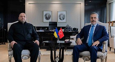 Bakan Fidan, Ukrayna Milli Güvenlik ve Savunma Konseyi Sekreteri Umerov ile görüştü