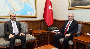 Bakan Güler, Irak'ın Ankara Büyükelçisi Al-Lachmawi'yi kabul etti