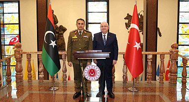 Bakan Güler, Libya Genelkurmay Başkan Vekili Al-Namroush'u kabul etti
