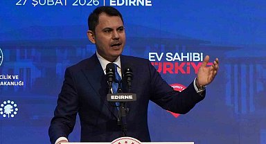 Bakan Kurum: "11 ilimizde eş zamanlı çalışarak bir Avrupa ülkesi büyüklüğündeki alanı yeniden inşa ettik"