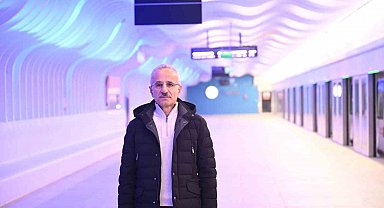 Bakan Uraloğlu: "Türkiye'nin en hızlı metrosu İstanbul trafiğine nefes aldırıyor"