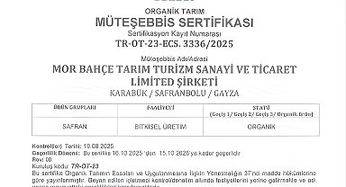 BAKKA destekleriyle safran üretiminde organik üretime geçildi