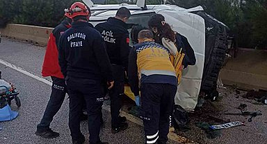 Balıkesir'de trafik kazası: 1 yaralı
