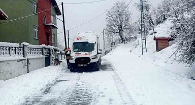 Bartın'ın yüksek kesimlerinde kar etkili oluyor