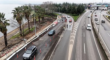 Başiskele Koridor Projesi'nin kuzey yan yolu trafiğe açıldı