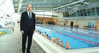 Başkan Altay: "Hedefimiz 31 ilçemizin tamamında ilkokul üçüncü sınıf öğrencilerine yüzme öğretmek"