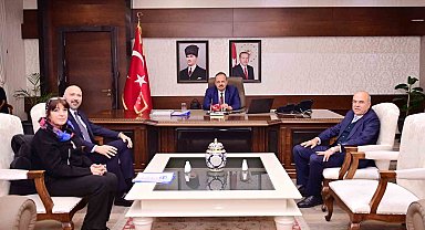 Başkan Arıkan tarihi yapılar için Vali Canbolat ile görüştü