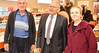 Başkan Büyükkılıç'tan Ramazan'a esnaf ve vatandaşla gönül köprüsü