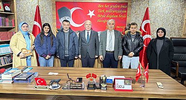 Başkan Candemir'e uluslararası öğrenciler hakkında bilgi verdiler