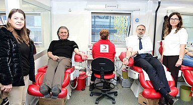 Başkan Erol'dan anlamlı hareket : "Bir Ünite Kan, Bir Hayat"