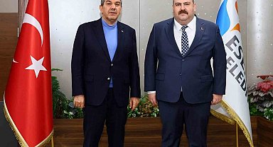 Başkan Hamamcı'dan kardeş belediye Esenler'e ziyaret