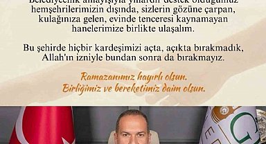 Başkan Özdemir: "Bu şehirde tenceresi kaynamayan kimse kalmasın"