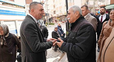 Başkan Şimşek esnafın sorunlarını dinledi