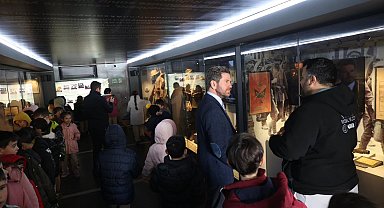 Başkan Tatık, Çanakkale Savaşları Mobil Müzesinde vatandaşlarla bir araya geldi