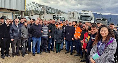 Başkan Tekin'den Biosun işçilerine ekstra zam