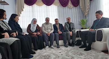 Başsavcı Ali Yeldan'dan, Mihriban Yılmaz'ın ailesine taziye ziyareti