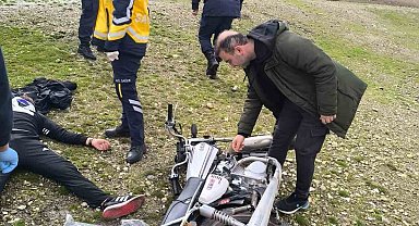 Batman'da motosiklet kazası: 1 yaralı