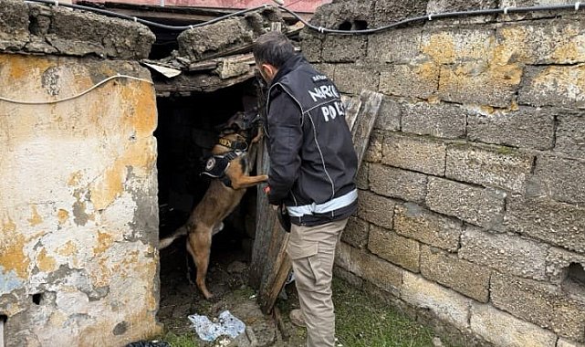 Batman'da okul çevrelerinde narkotik denetim