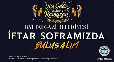Battalgazi Belediyesi'nden Ramazan'da iftar hizmeti