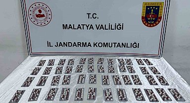 Battalgazi'de 661 adet sentetik ecza hapı ele geçirildi:1 gözaltı