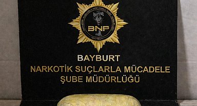 Bayburt'ta 219 gram skunk ele geçirildi