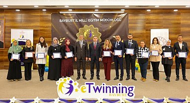Bayburt'ta 9 okul 'eTwinning Okulu' ünvanı aldı