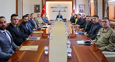 Bayburt'ta güvenlik ve asayiş koordinasyonu değerlendirildi