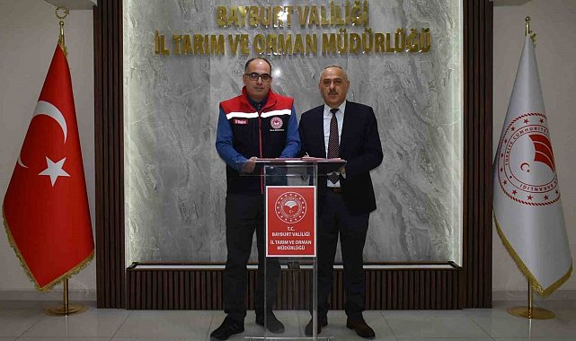 Bayburt'ta sosyal hizmet kuruluşlarına tarımsal üretim desteği