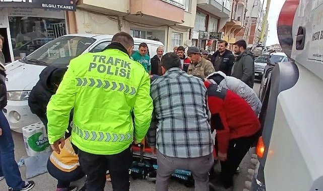 Beton mikserinin altında kalan yaşlı adam yaralandı