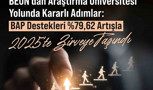 BEUN'da BAP destekleri yüzde 79,62 artışla 2025'te zirveye taşındı