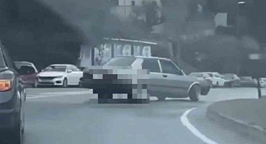 Beykoz'da drift yapan sürücüye 109 bin lira ceza: Ehliyeti alındığı halde direksiyon başına geçmiş