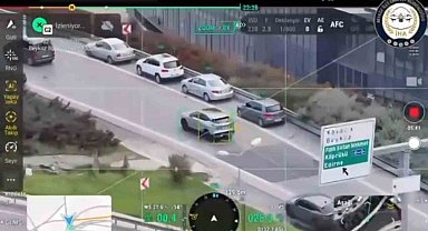 Beykoz'da dron destekli denetim: 241 bin TL ceza