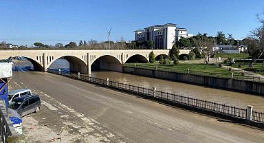 Biga'da taşan Kocabaş Çayı normale döndü