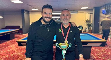 Bilardoda şampiyon Muzaffer Kahraman