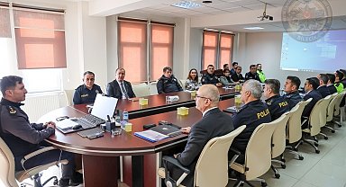 Bilecik emniyetinde haftalık genel değerlendirme toplantısı