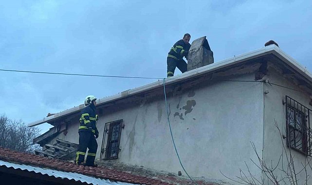 Bilecik'te baca yangını