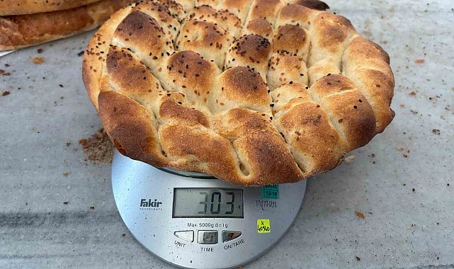 Bilecik'te gramajı düşük pide satanlara zabıta engeli