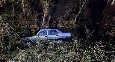 Bilecik'te otomobil takla attı: 1 yaralı