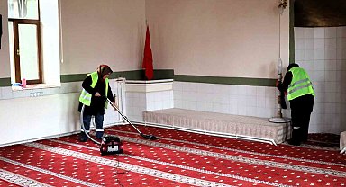 Bilecik'te Ramazan Ayı öncesi camilerde temizlik çalışması
