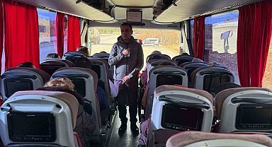 Bilecik'te sivil otobüs denetimi yapıldı