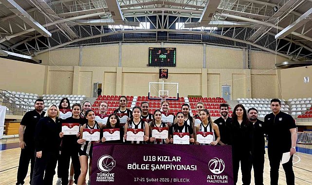 Bilecik'te U18 Kızlar 1. Bölge Şampiyonası tamamlandı