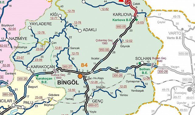Bingöl-Erzurum karayolu tır trafiğine kapandı