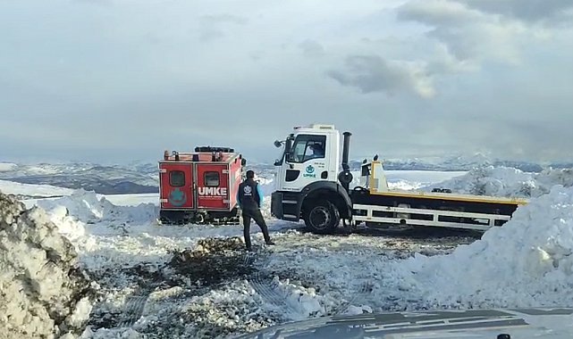 Bingöl'de UMKE'nin kar ve tipide zamanla yarışı