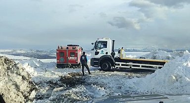 Bingöl'de UMKE'nin kar ve tipide zamanla yarışı