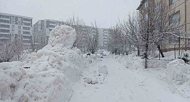 Bitlis'te kar yağışı yeniden etkili olmaya başladı