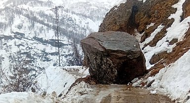 Bitlis'te yağış sonrası 6 farklı noktada heyelan meydana geldi